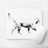 krachtige tred muismat (Met muis)