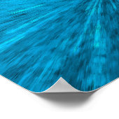 Krachtige uitbarsting van blauwe energie | POSTER (Hoek)