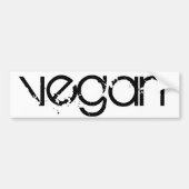 Krachtige Vegan Bumpersticker (Voorkant)