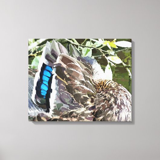 KRACHTIGE VEREN CANVAS AFDRUK (Voorkant)