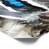 KRACHTIGE VEREN FOTO AFDRUK (Hoek)