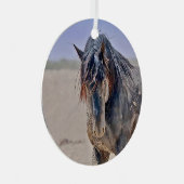 Krachtige versiering van de hengst metalen ornament (Voorkant Rechts)