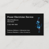 Krachtige Visitekaartjes voor elektriciën (Voorkant)