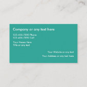 Krachtige Visitekaartjes voor fitnessinstructies (Achterkant)