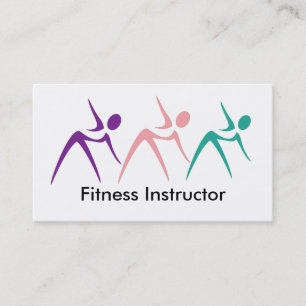 Krachtige Visitekaartjes voor fitnessinstructies
