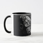 Krachtige Vlinder Design Ceramig Mok (Links)