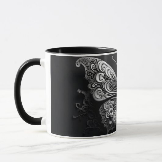 Krachtige Vlinder Design Ceramig Mok (Links)