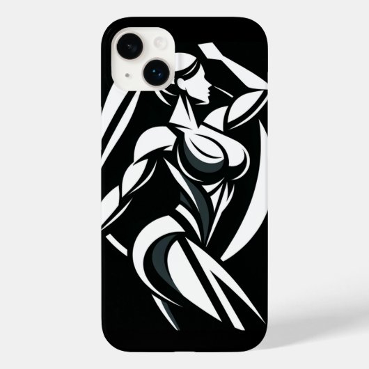 Krachtige Vrouw Fitness Persoonlijke Training Mini Case-Mate iPhone Case (Achterkant)