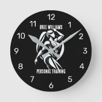 Krachtige Vrouw Fitness Persoonlijke Training Mini