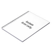 Krachtige vrouwelijke baas notitieboek (Linkerzijde)