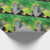 KRACHTIGE VROUWEN IN GROENE GELLOW CADEAUPAPIER (Hoek)