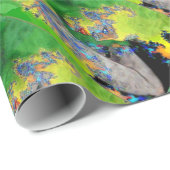 KRACHTIGE VROUWEN IN GROENE GELLOW CADEAUPAPIER (Rol Hoek)