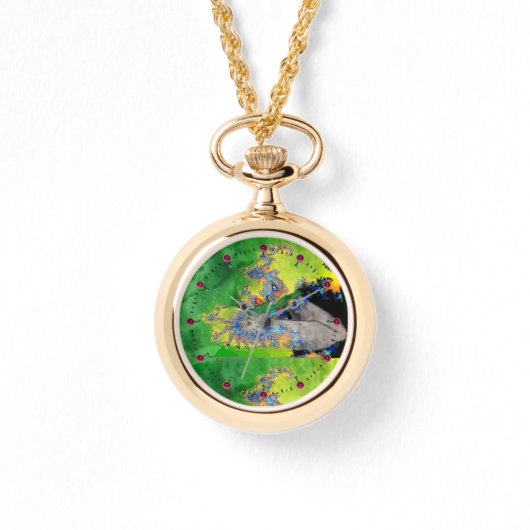 KRACHTIGE VROUWEN IN GROENE GELLOW HORLOGE (Voorkant)