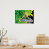 KRACHTIGE VROUWEN IN GROENE GELLOW POSTER (Keuken)