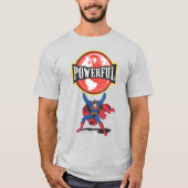 Krachtige wereldsuperman t-shirt (Voorkant)