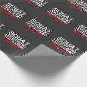 Krachtige werkuitverdiepingen op bank Deadlift-poo Cadeaupapier (Hoek)