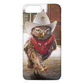 Krachtige Westerne Sheriff Owl met Attitude & Swag Case-Mate iPhone Case (Achterkant)
