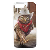 Krachtige Westerne Sheriff Owl met Attitude & Swag Case-Mate iPhone Case (Achterkant)