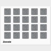 KRACHTIGE WHIMSICAL CALLIGRAFIE DANK JE STICKER (Vel)