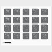 KRACHTIGE WHIMSICAL CALLIGRAFIE DANK JE STICKER (Vel)