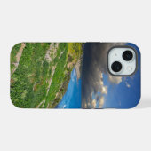 Krachtige wolken boven Point Dume iPhone 15 Case (Achterkant horizontaal)
