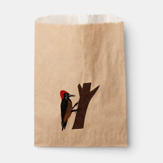 Krachtige Woodpecker Bedankzakje (Voorkant)