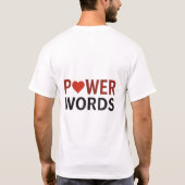 Krachtige Woorden T-shirt (Achterkant)