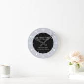 Krachtige zakelijke artistieke wandklok (Huis)