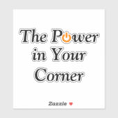 Krachtige zakelijke motivatie beste levensresultat sticker (Vel)