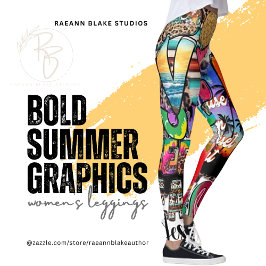 Krachtige Zomer Grafische Dames Leggings