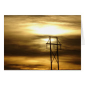 Krachtige zonsondergang (Voorkant Horizontaal)