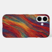 Krachtige Zonsondergang Rood en Oranje Abstracte O Case-Mate iPhone Case (Achterkant (horizontaal))