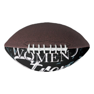 Krachtige Zwarte en Witte Abstracte Typografie Aan American Football