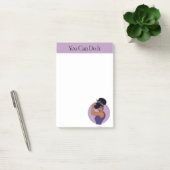 Krachtige Zwarte Vrouw Post-it Notities Post-it® Notes (Kantoor)