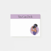Krachtige Zwarte Vrouw Post-it Notities Post-it® Notes (Voorkant)