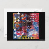 Krachtiger dan een locomotief briefkaart (Voorkant / Achterkant)