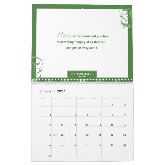 Krachtigste 'Jaar' 2011-kalender Kalender (Jan 2027)