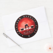 krachtmeting ronde sticker (Envelop)