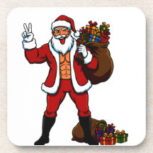 Krachtpatser Kerstman Vredesteken! Gescheurde Buik