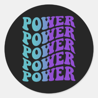 Krachtpreventie Ronde Sticker