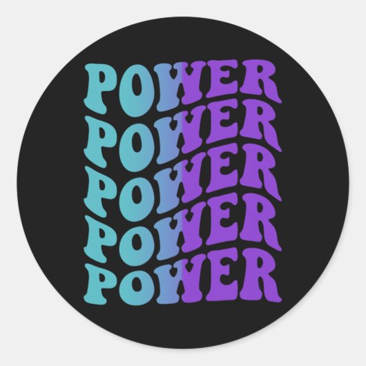 Krachtpreventie Ronde Sticker (Voorkant)