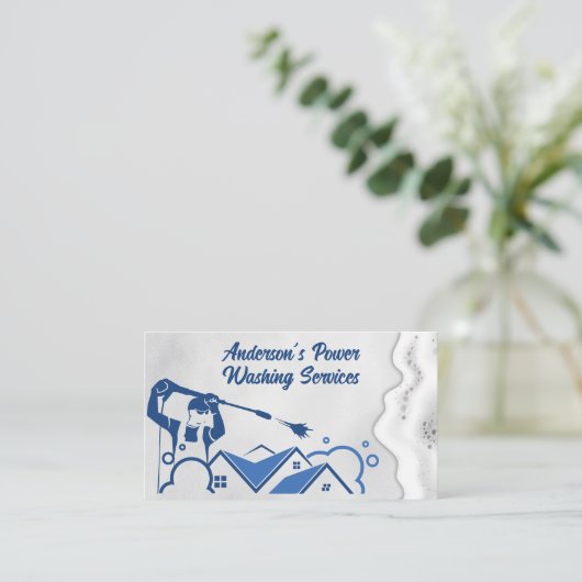 Krachtreiniger wassen | Zeepsop Visitekaartje (Staand voorkant)