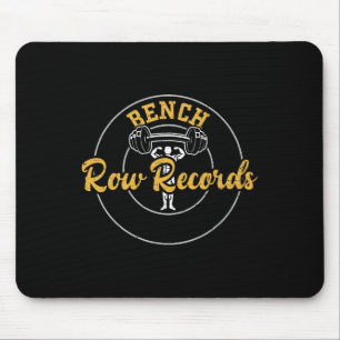 Krachttraining Bank Roeirecords Sportschool Spreuk Muismat