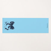 Krachttraining Blauwe Strik Yogamat (Voorkant (horizontaal))