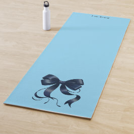 Krachttraining Blauwe Strik Yogamat