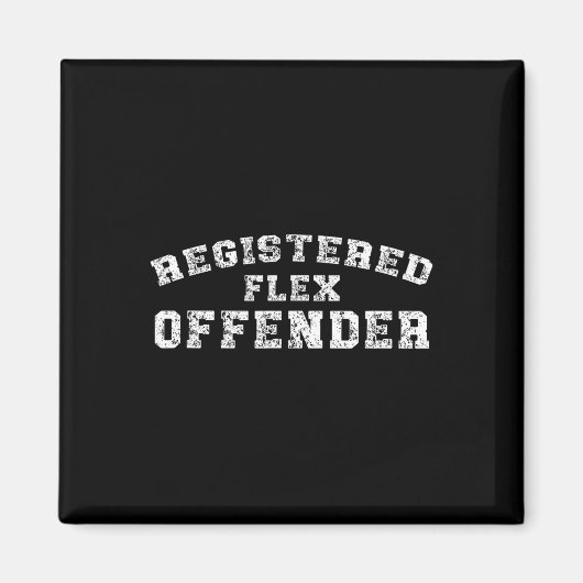 Krachttraining Geregistreerde Flex Overtreder Work Magneet (Voorkant)