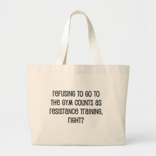 Krachttraining Grote Tote Bag