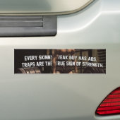 Krachttraining Motivatie - Vallen - Workout Bumpersticker (Op auto)