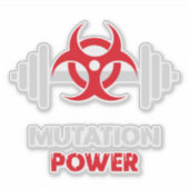 Krachttraining Mutatie Kracht Sticker (Voorkant)