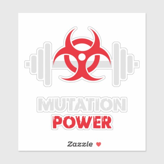 Krachttraining Mutatie Kracht Sticker (Vel)